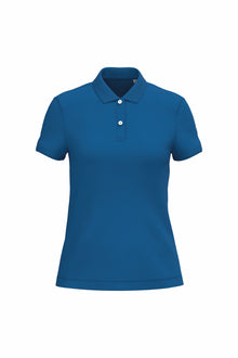 Polo maille piquée femme