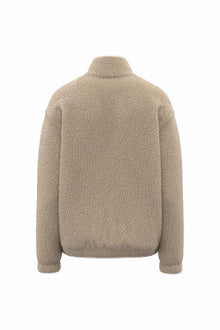 Sweat-shirt zip en sherpa unisexe