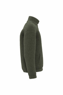 Sweat-shirt zip en sherpa unisexe