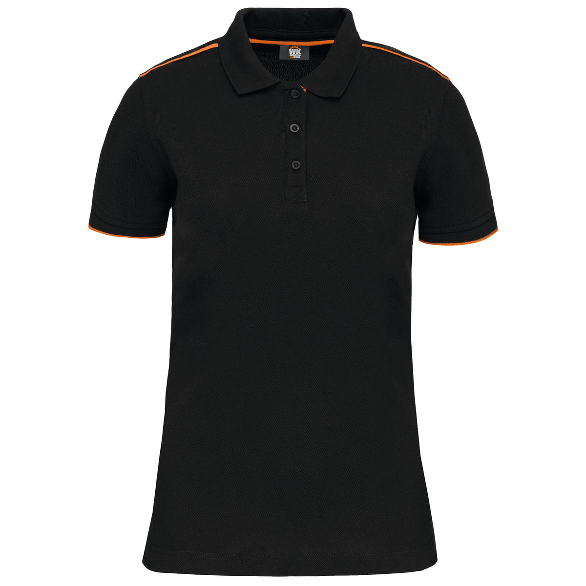 noir, orange, avant