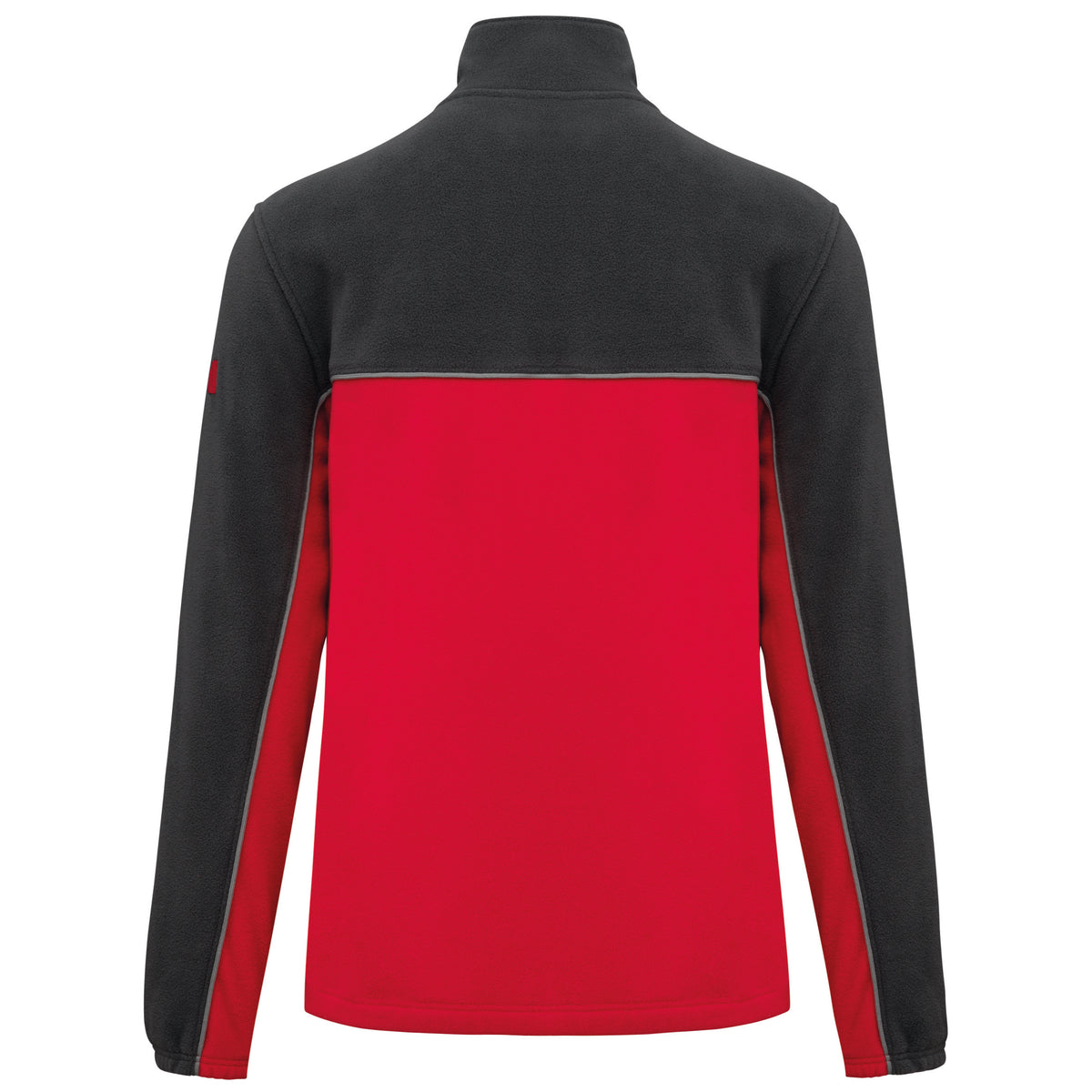 rouge, gris foncé, dos