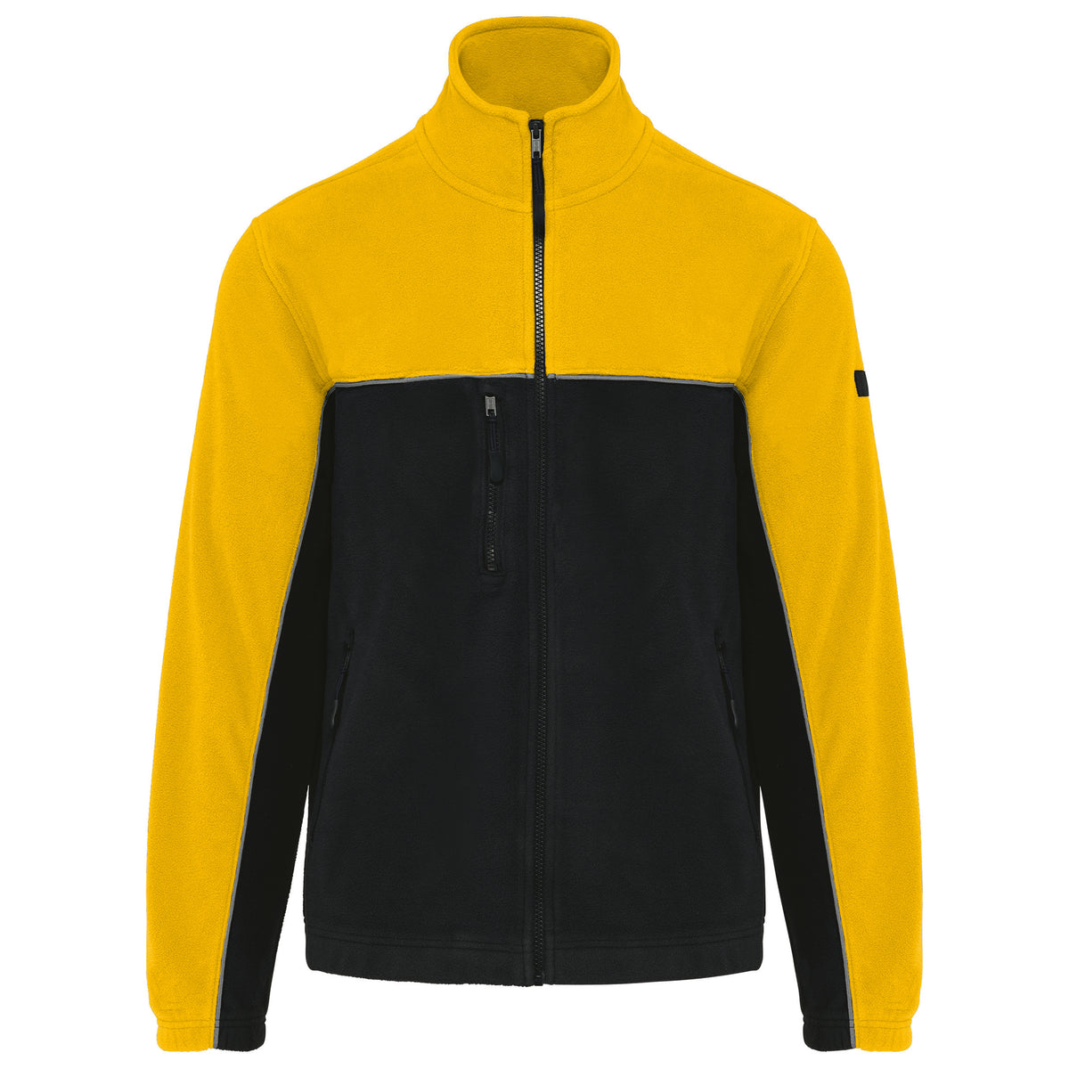 noir, jaune, avant