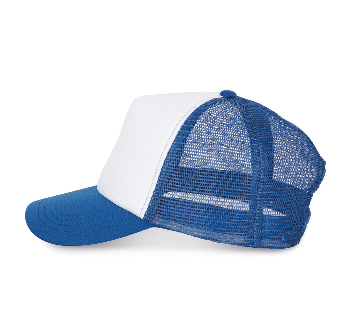 blanc, bleu royal, gauche