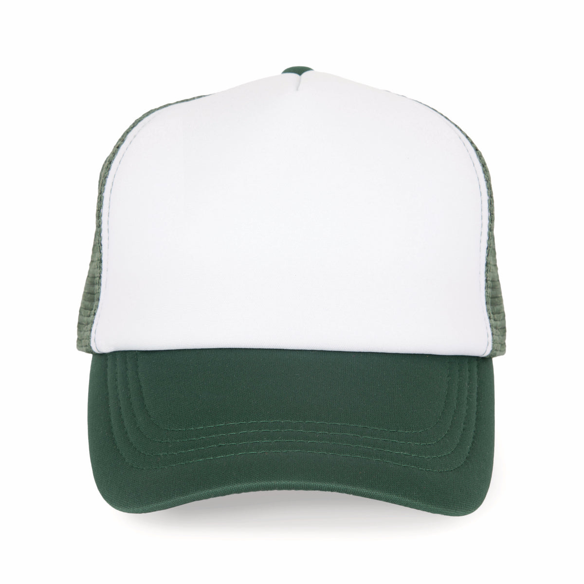 blanc, vert foncé, avant