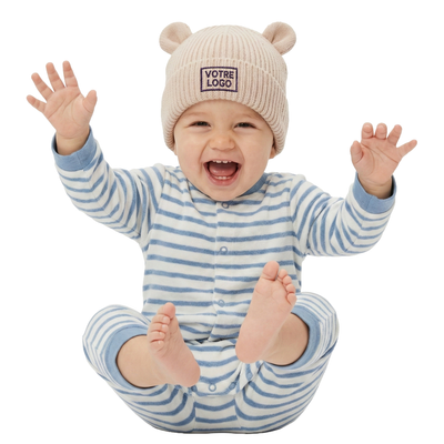 Bonnet bébé ours