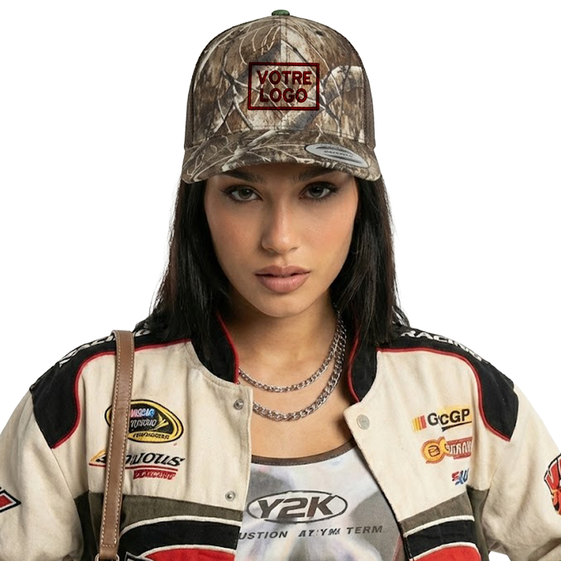 Casquette Retro camouflage arbre