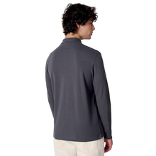 Polo piqué manches longue homme