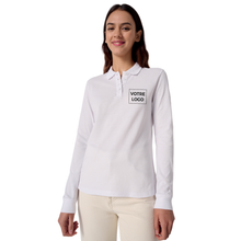 Polo manches longue femme
