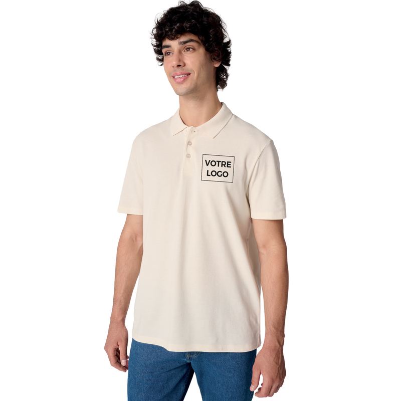 Polo piqué homme