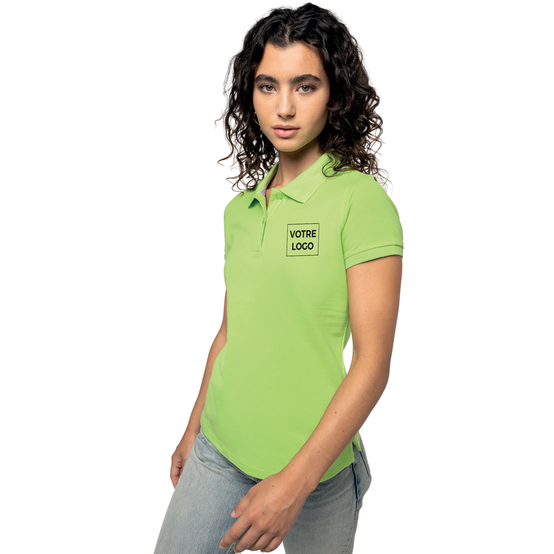 Polo manches courtes femme