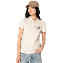 Polo maille piquée femme