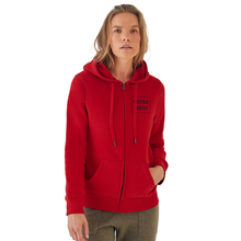 Veste à capuche zippée femme