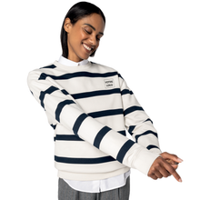 Sweat-shirt à rayures unisexe