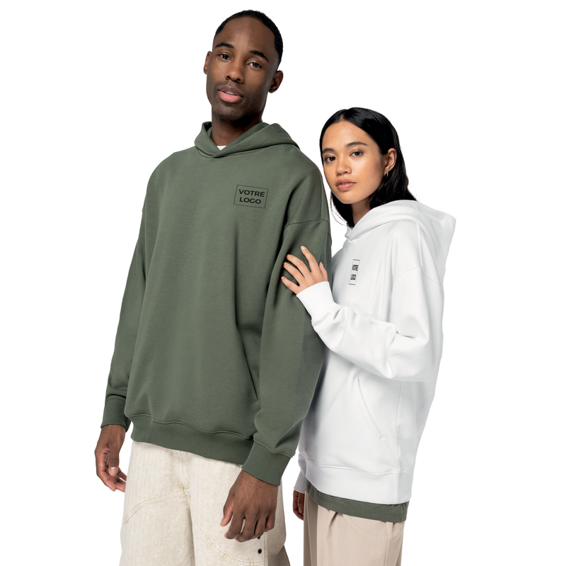 Sweat-shirt à capuche oversize unisexe