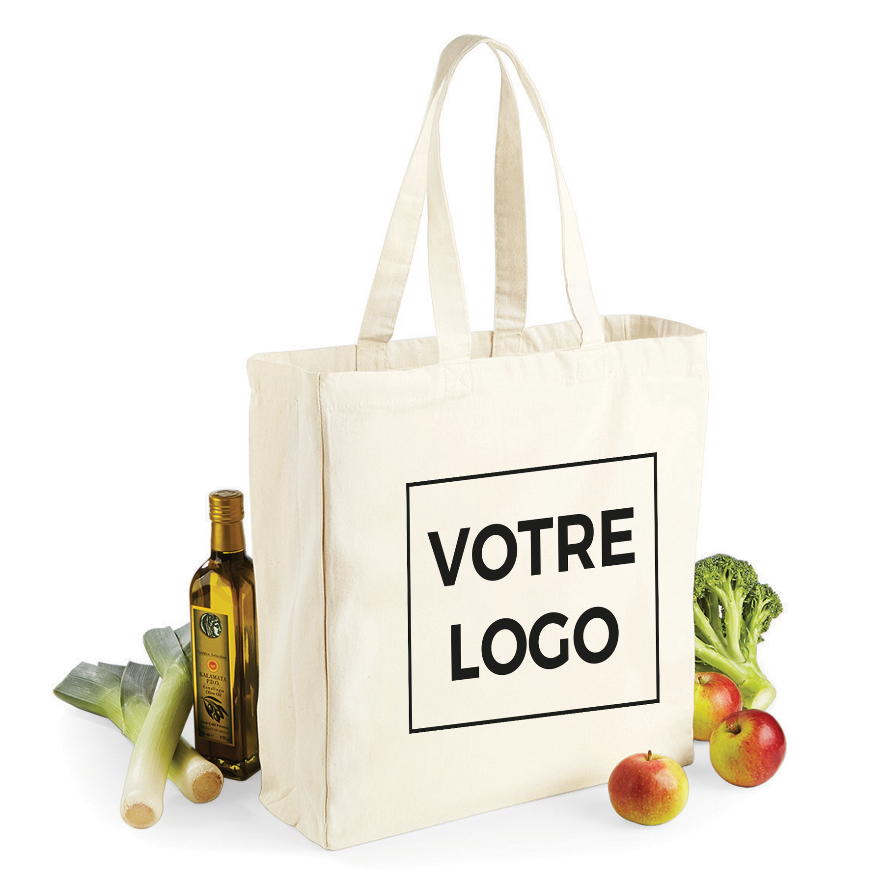 Sac toile coton shopping