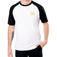 T-shirt bicolore unisexe