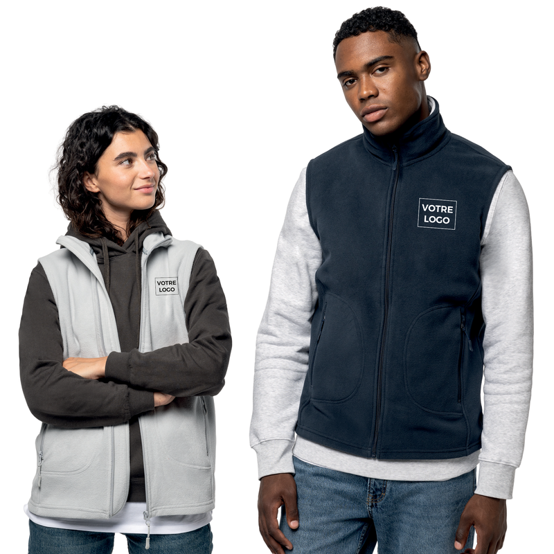 Veste sans manche micropolaire unisexe