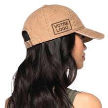 Casquette écoresponsable délavée unisexe