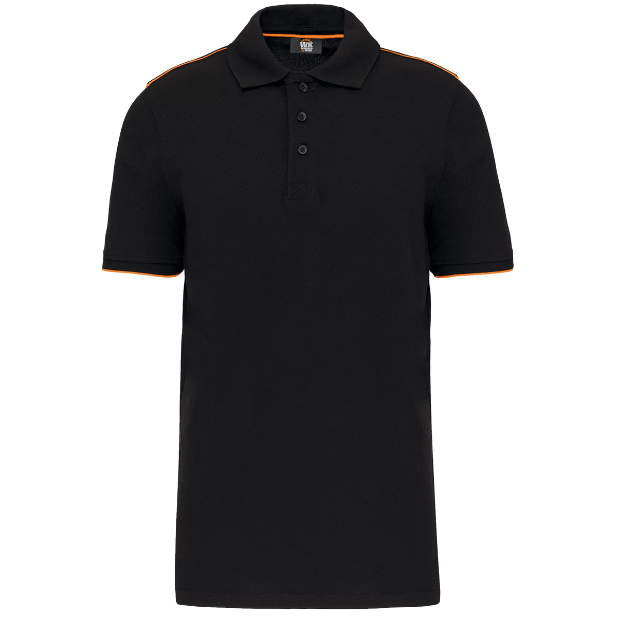 noir, orange, avant