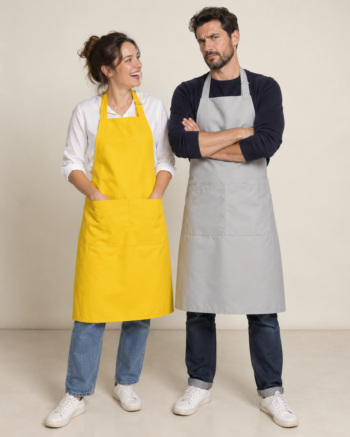 Tablier long avec poches — vue du produit