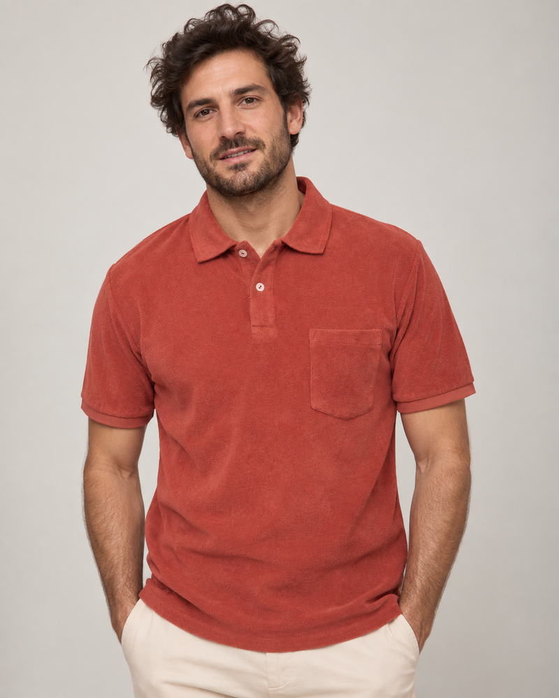 Polo éponge homme