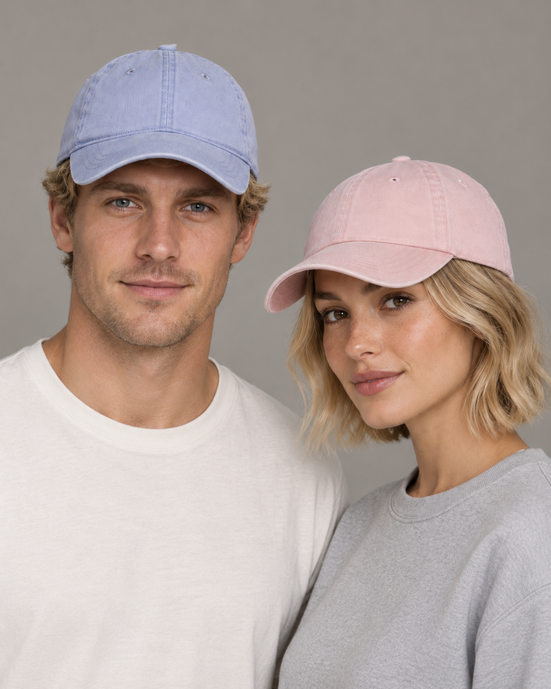 Casquette écoresponsable délavée unisexe