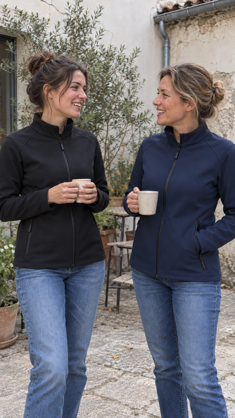 Veste softshell 2 couches femme