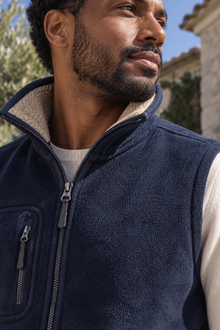 Veste sans manche polaire unisexe
