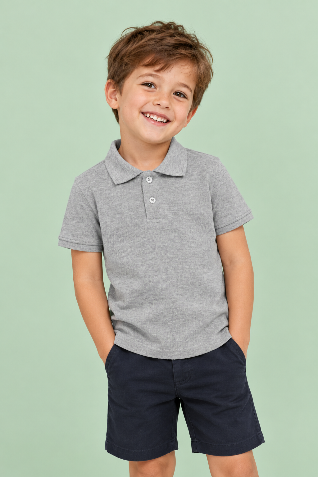 Polo piqué enfant — photo 2