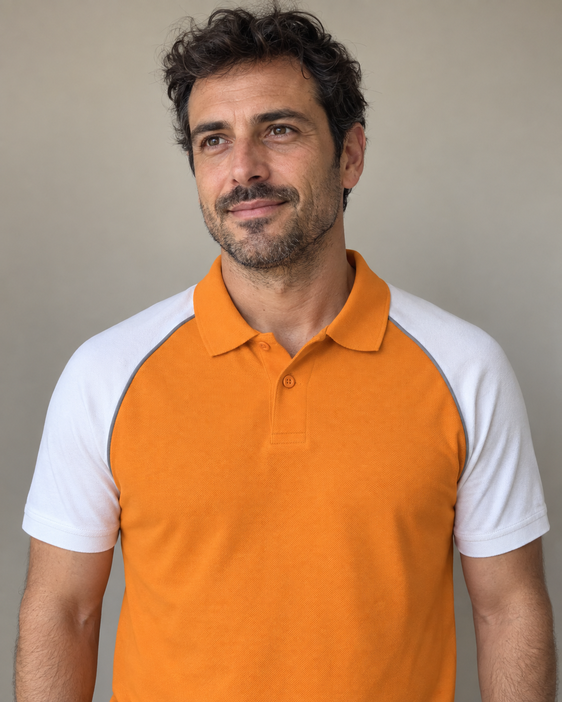 Polo baseball manches courtes — vue du produit