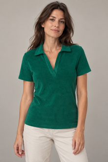 Polo éponge femme