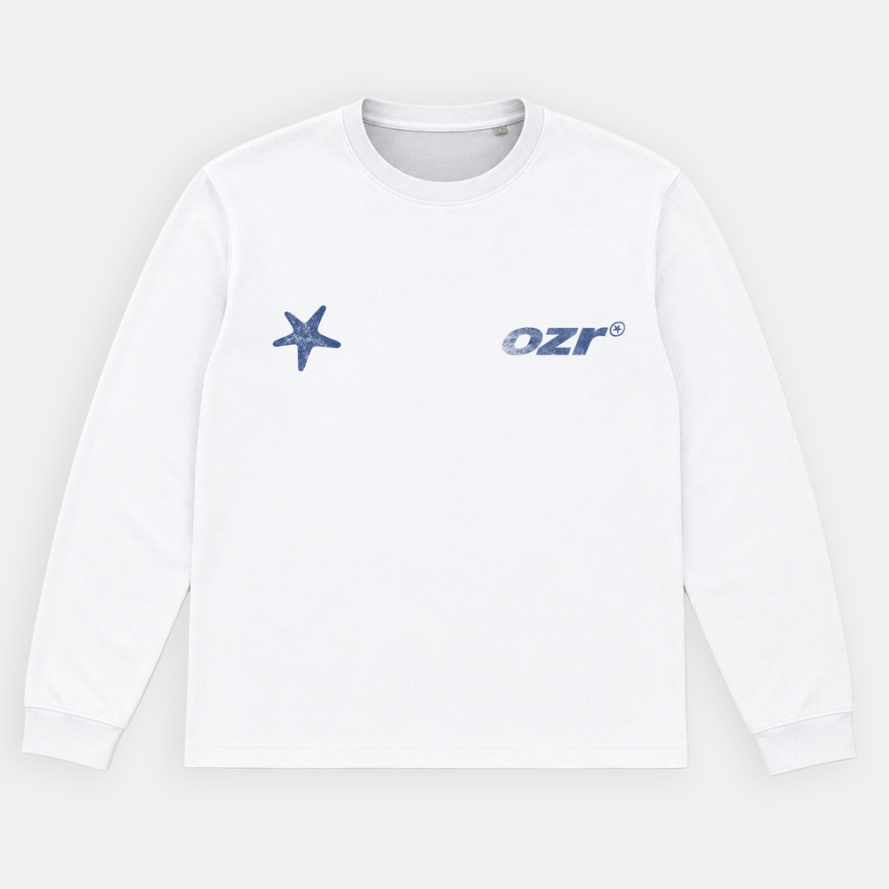 Starfish Longsleeve - Blanc