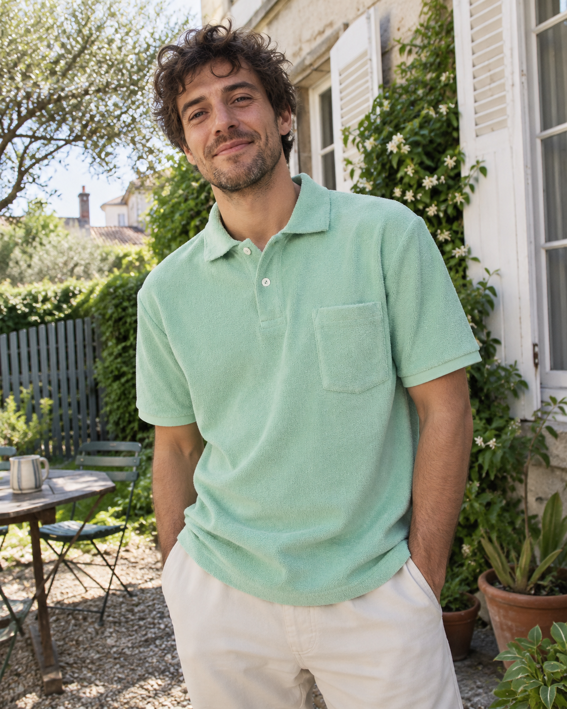 Polo éponge homme — photo 2