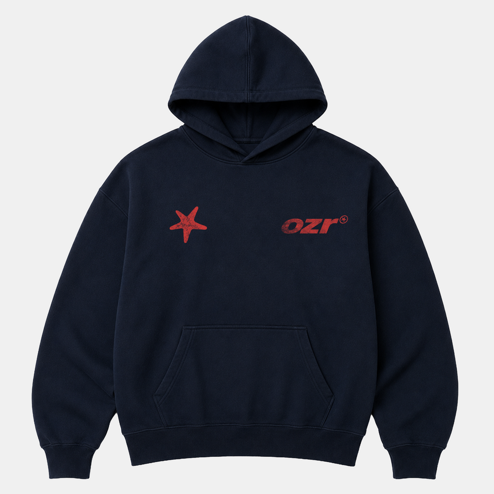 Starfish Hoodie - Bleu