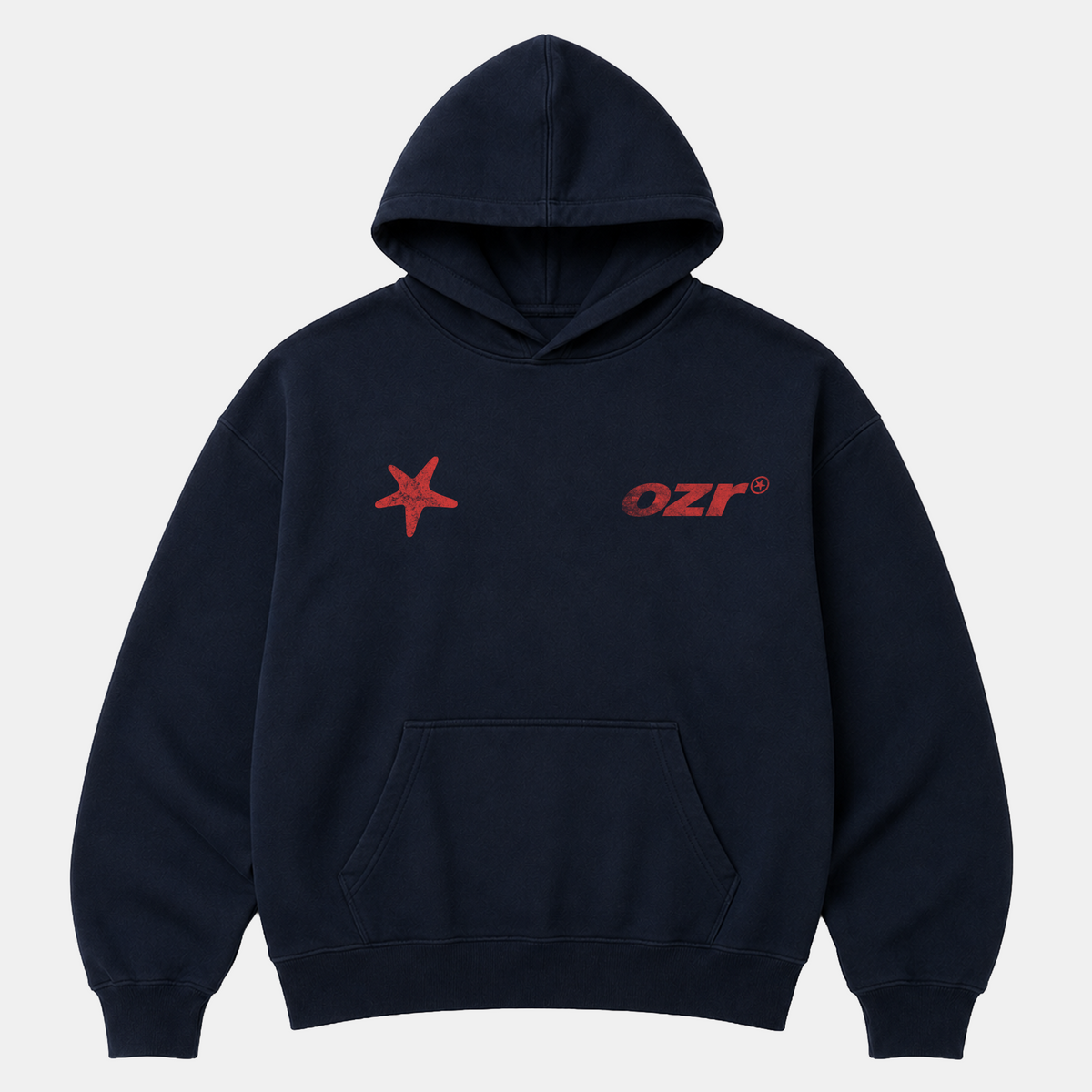 Starfish Hoodie - Bleu — vue du produit