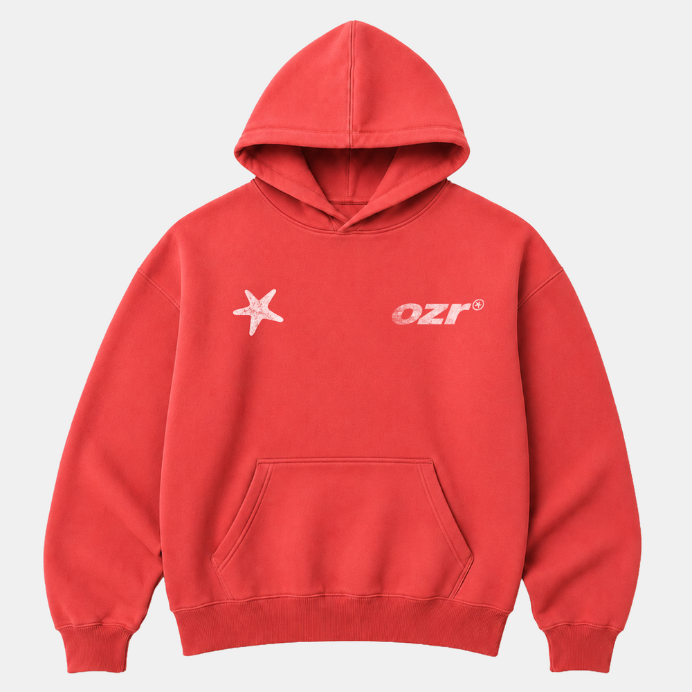Starfish Hoodie - Rouge