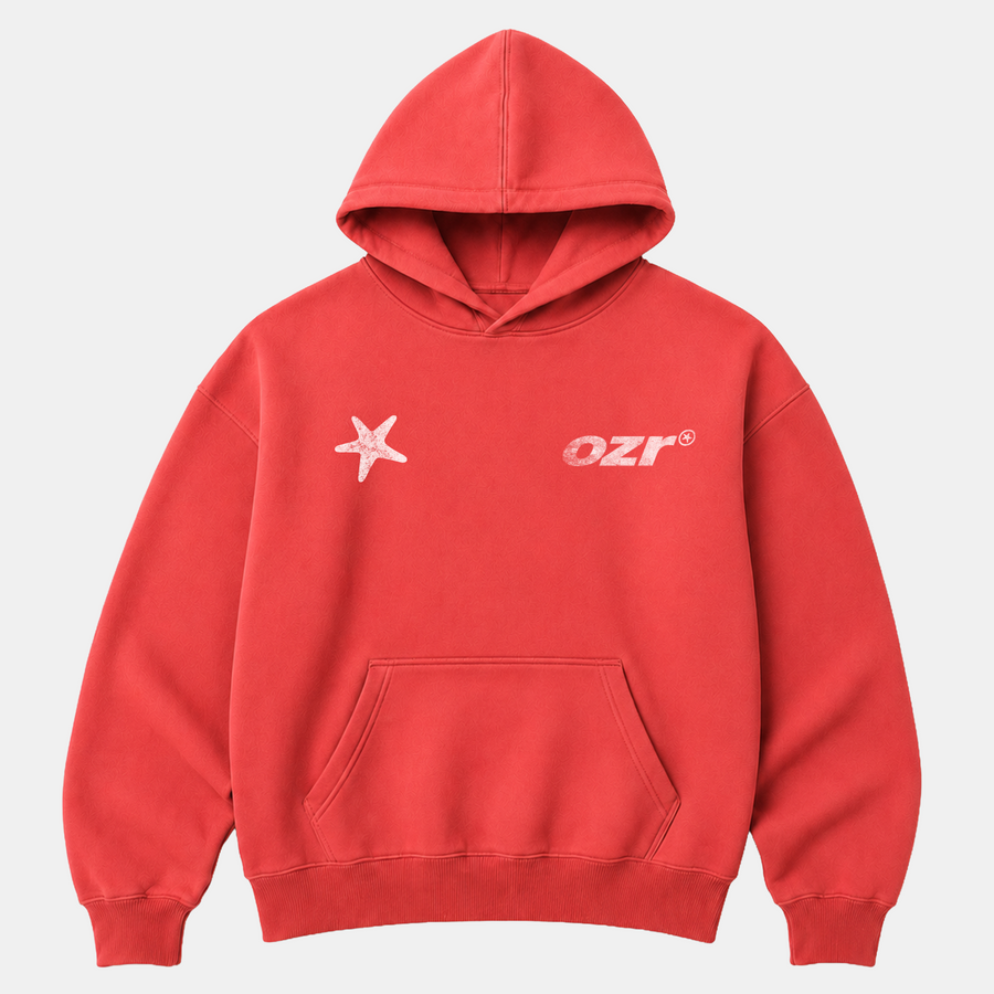 Starfish Hoodie - Rouge
