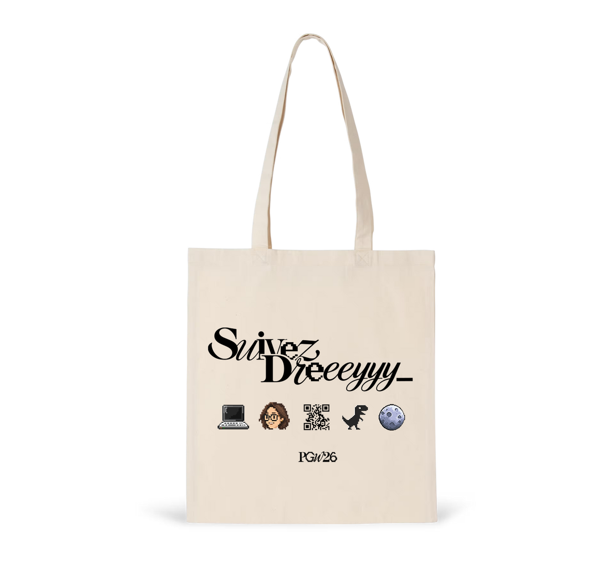 Tote Bag Pixels Vagabonds