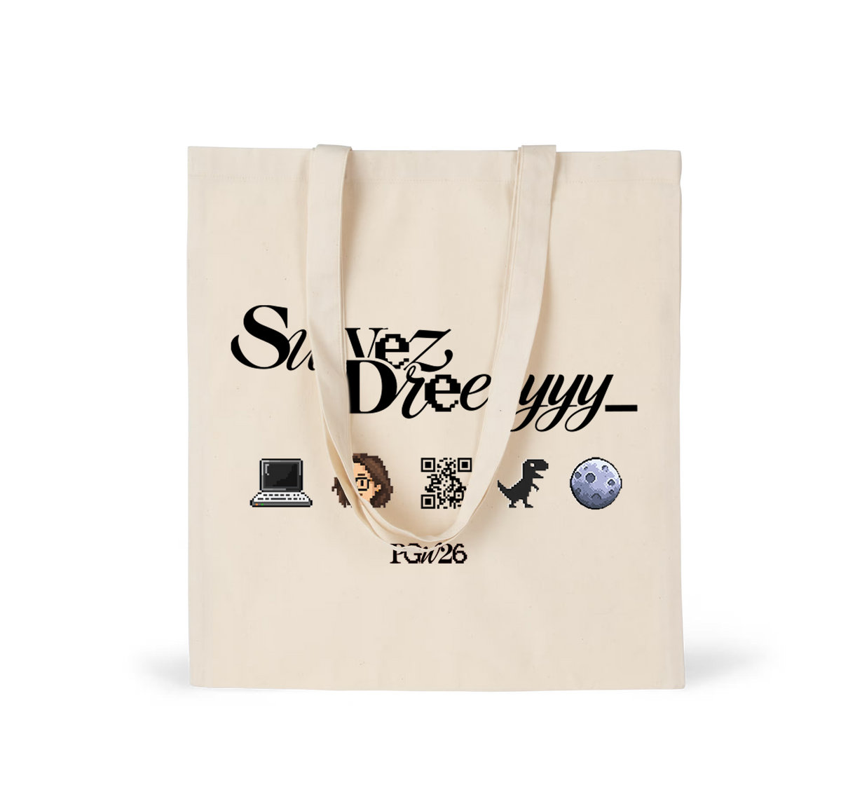Tote Bag Pixels Vagabonds