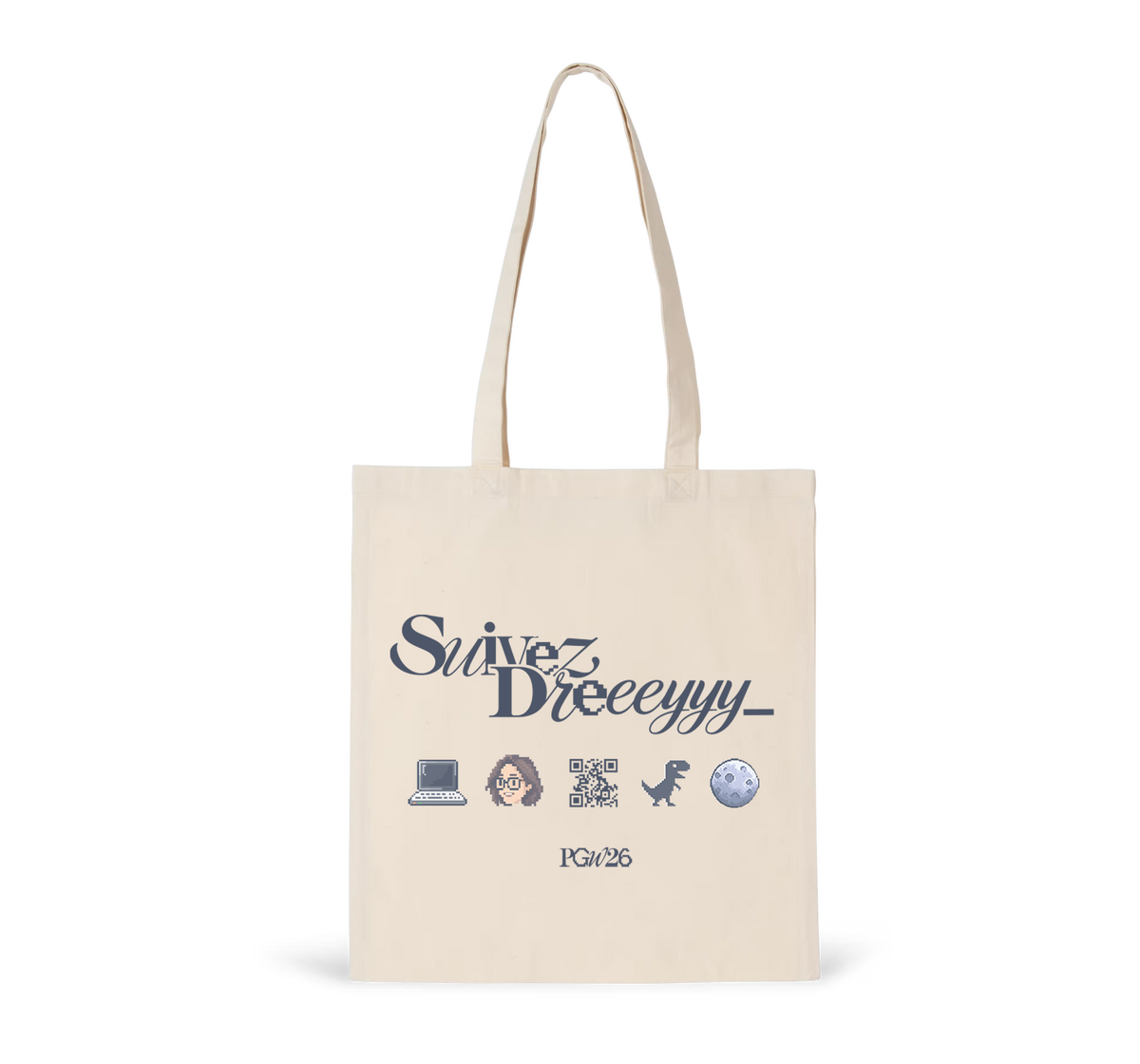 Tote Bag Pixels Vagabonds